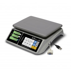 Trading table scales M-ER 328 AC-15.2 "TOUCH-M" LCD RS232 and USB