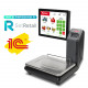 Label printing scale M-ER 725 PM-15.2 (15", USB, Ethernet, Wi-Fi)