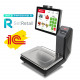 Label printing scale M-ER 725 PM-15.2 (VISION-AI 15", USB, Ethernet, Wi-Fi)