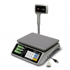 Pricing desktop scales M-ER 328 ACPX-32.5 "TOUCH-M" LCD RS232 and USB