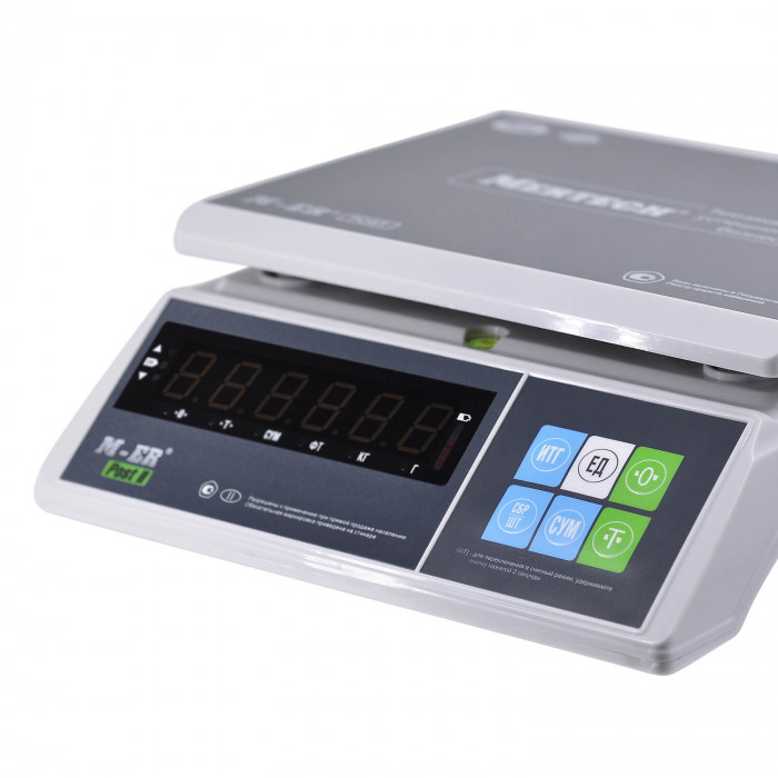Serving scales M-ER 326 AFU-32.1 Post II LED (dual display)