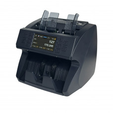 Banknote counter with MERTECH C-100 CIS touch screen authenticity detector