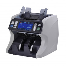 Banknote counter with authenticity detector MERTECH C-120 DOUBLE CIS MG touch screen