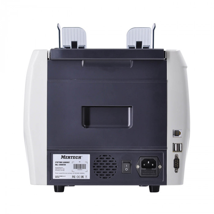 Banknote counter with authenticity detector MERTECH C-120 DOUBLE CIS MG touch screen