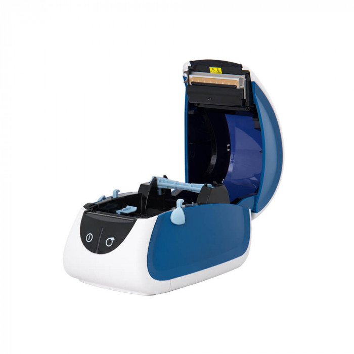 MERTECH LP80 EVA Self-adhesive Label Thermal Printer RS232-USB White & blue