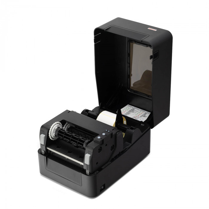 MERTECH TLP400 Thermal Transfer Label Printer (USB, Ethernet) Black