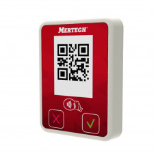MERTECH Mini SBP Payment Terminal with NFC White/ Red