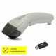 MERTECH CL-610 BLE Dongle USB White Wireless Barcode Scanner