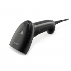 MERTECH 2220 P2D USB Wired Barcode Scanner, USB RS232 Emulation, black