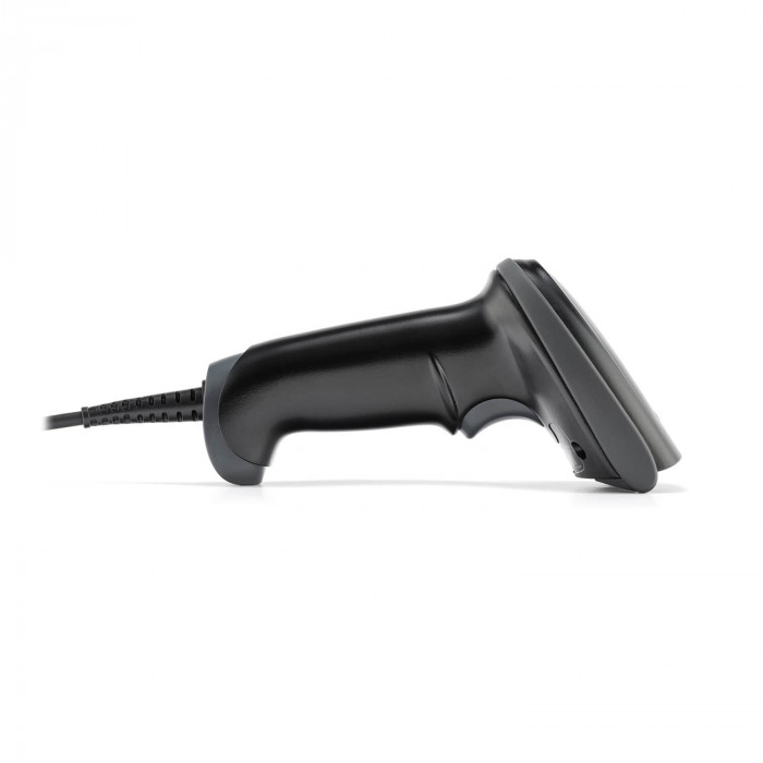 MERTECH 2220 P2D USB Wired Barcode Scanner, USB RS232 Emulation, black