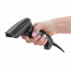 MERTECH 2220 P2D USB Wired Barcode Scanner, USB RS232 Emulation, black