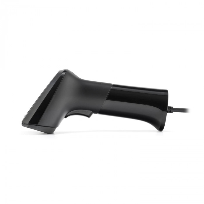 Wired Barcode Scanner MERTECH NS031 Ai 2Core P2D USB, USB Emulation RS232 Black, 3m Cable