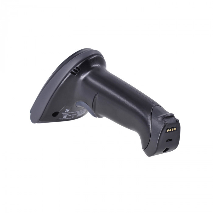 MERTECH CL-2210 BLE Dongle USB Black Wireless Barcode Scanner with Cradle Stand