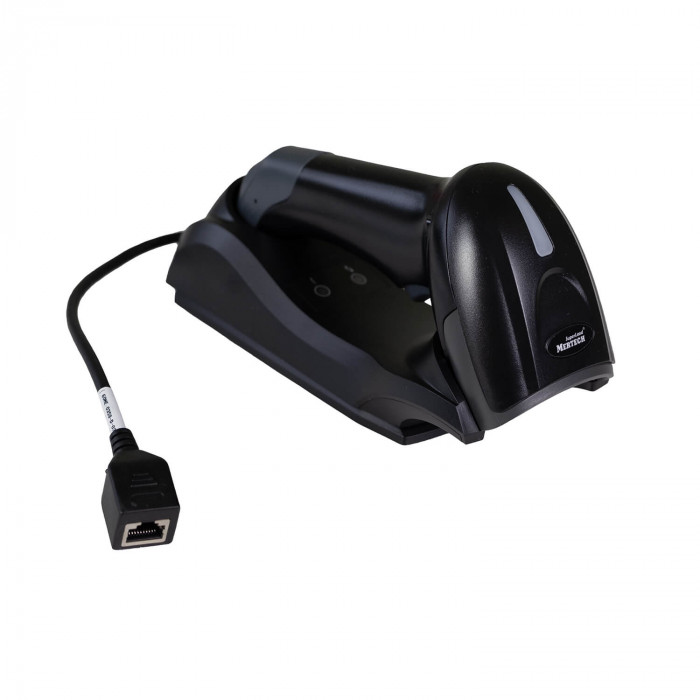 MERTECH CL-2310 BLE Dongle USB Black Wireless Barcode Scanner with Cradle
