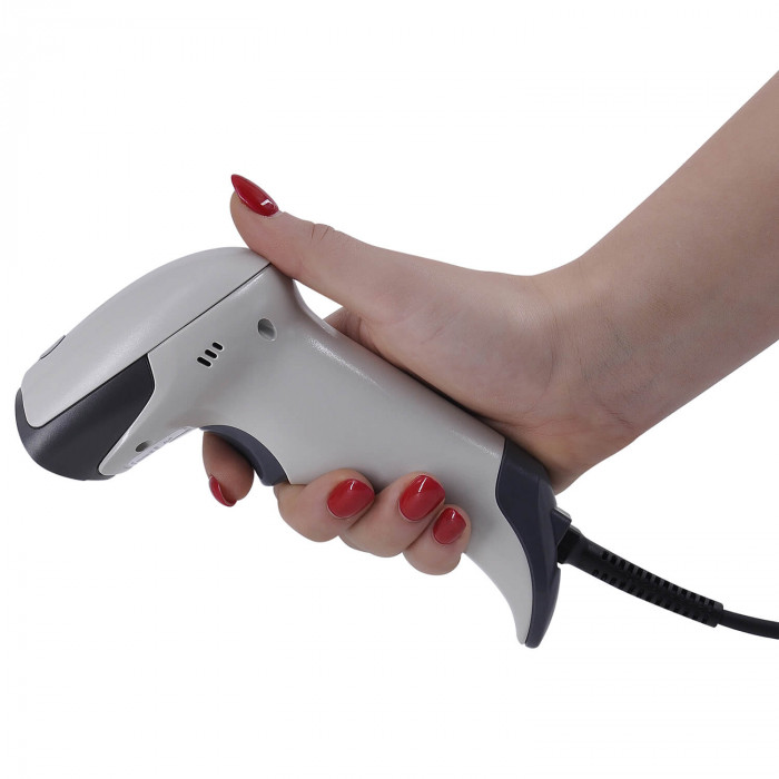 MERTECH 2310 P2D HR SUPERLEAD USB White Wired Barcode Scanner