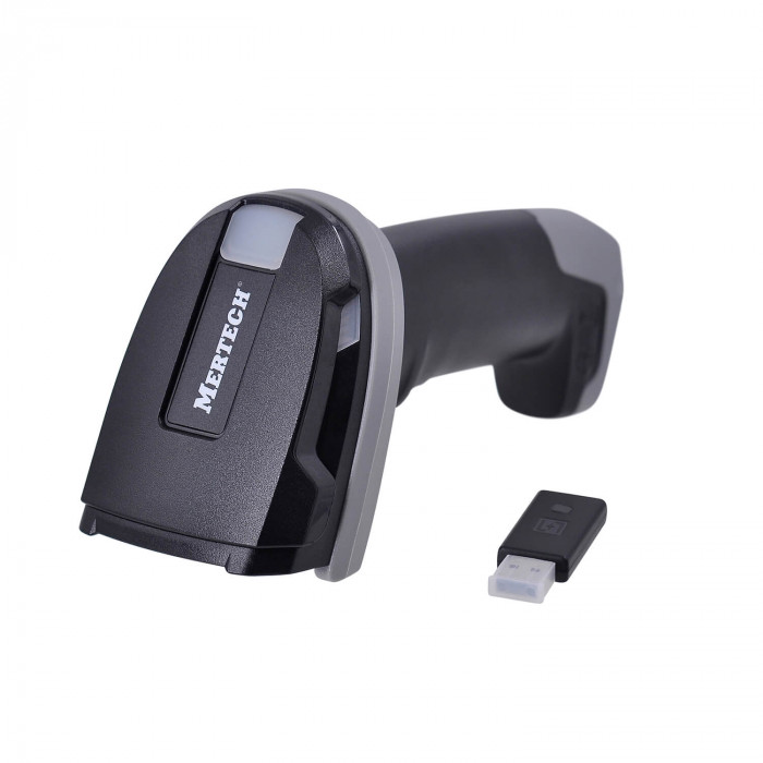 MERTECH CL-2410 BLE Dongle P2D USB Black Wireless Barcode Scanner