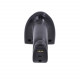 MERTECH CL-2210 BLE Dongle P2D USB full black Wireless Barcode Scanner with Charging and Communication Stand