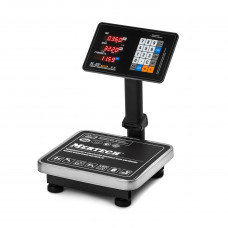 Commercial floor scales M-ER 333 ACPU-32.5 with calculation. LED cost
