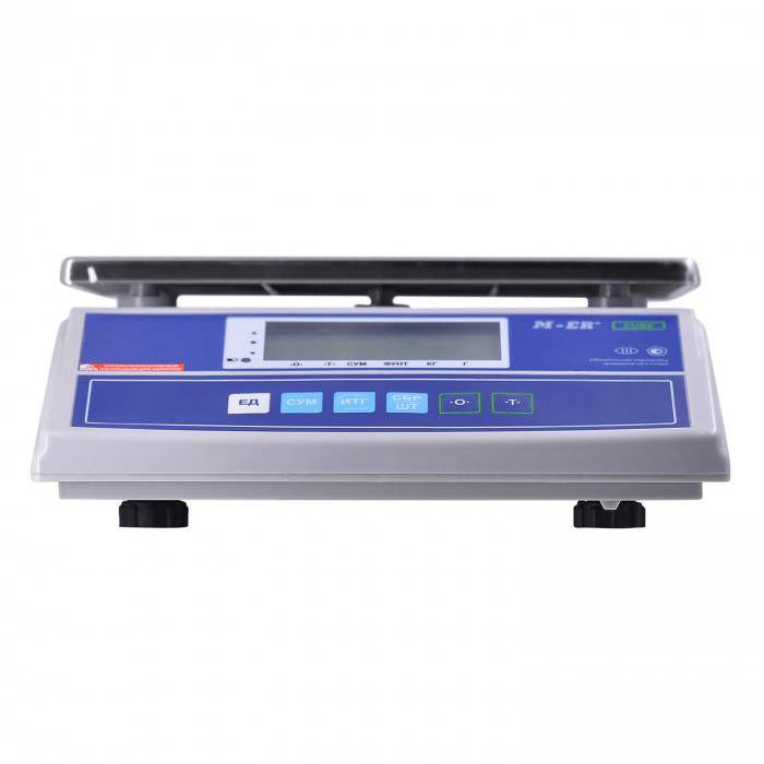 Packing table scales M-ER 326 AF-32.5 Cube LCD RS232 (dual display)