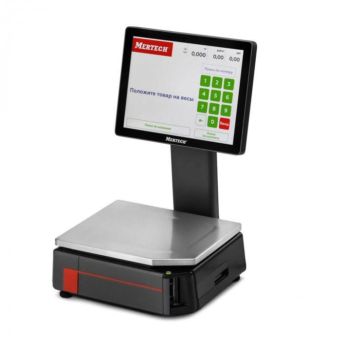 Scales with label printing M-ER 727 PM-32.5 (15, USB, Ethernet, Wi-Fi)