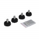Packing table scales M-ER 224 32.5 STEEL USB without display, without battery