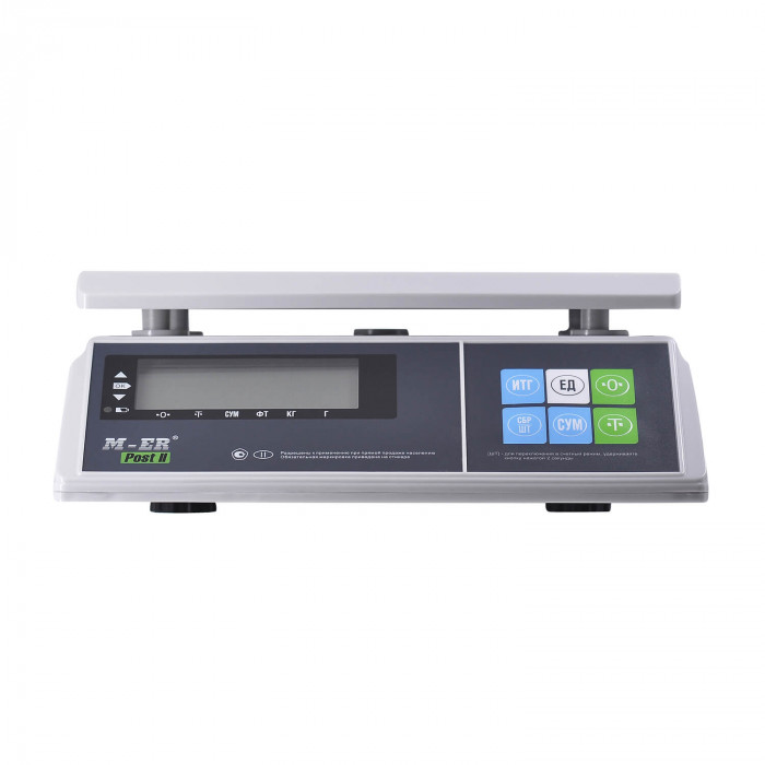 Serving scales M-ER 326 AFU-32.1 Post II LCD (dual display)