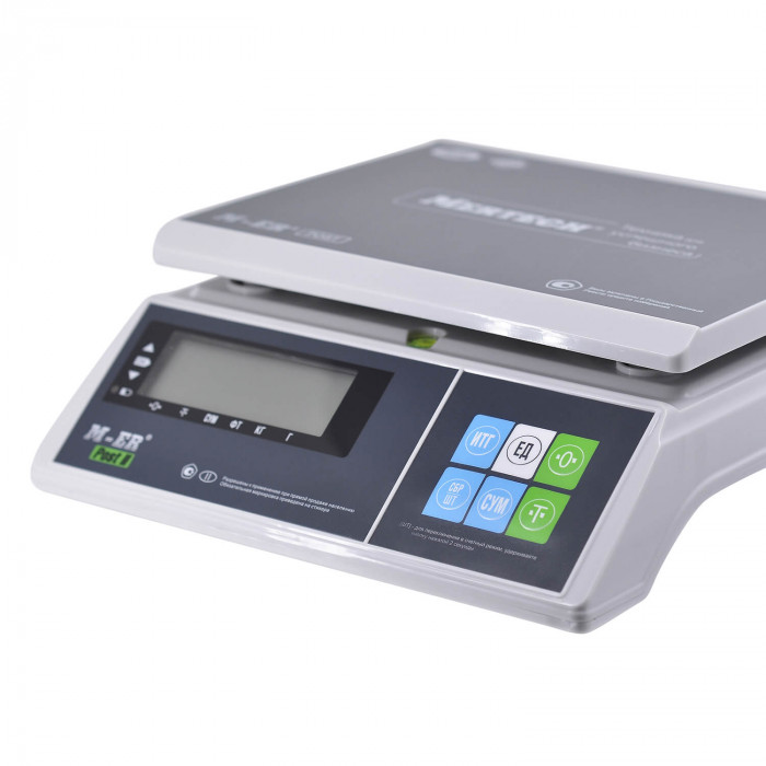 Serving scales M-ER 326 AFU-32.1 Post II LCD (dual display)