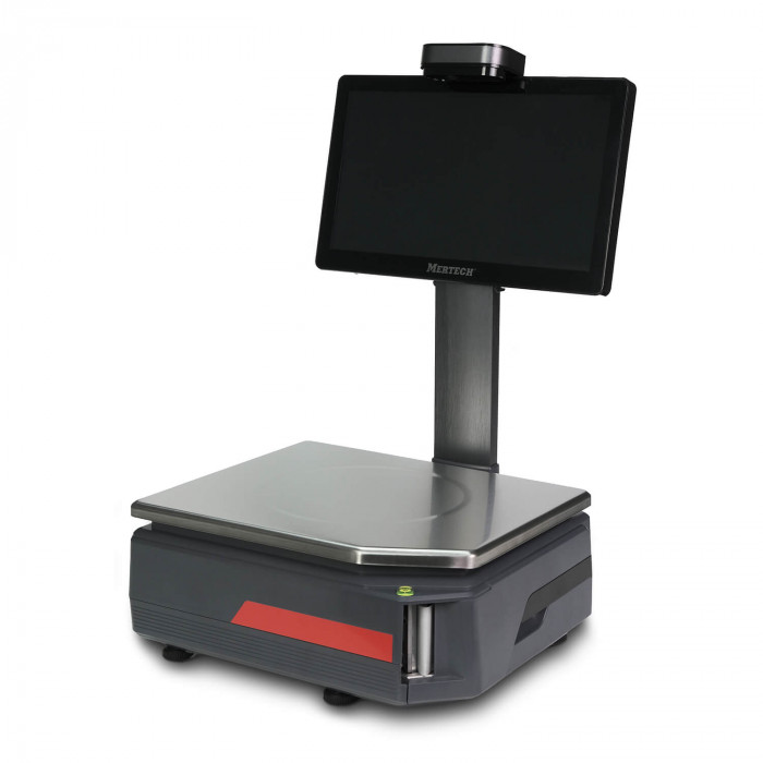 Scales with label printing M-ER 722 PM-15.2 (VISION-AI 14, USB, Ethernet, Wi-Fi)