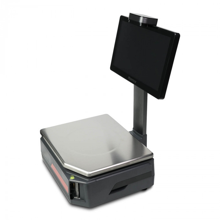 Scales with label printing M-ER 722 PM-15.2 (VISION-AI 14, USB, Ethernet, Wi-Fi)