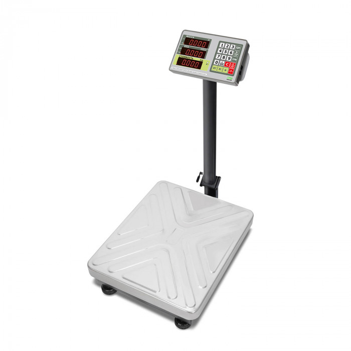 Commercial floor scales M-ER 335 ACP-300.50 TURTLE with LED cost calculation