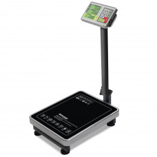 Commercial floor scales M-ER 335 ACLP-150.20 TURTLE with calculation of the cost of goods LCD