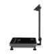 Commercial floor scales M-ER 335 ACLP-150.20 TURTLE with calculation of the cost of goods LCD