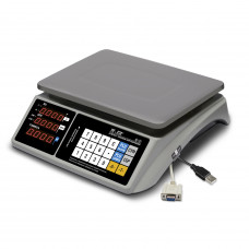 Trading Table Scales M-ER 328 AC-15.2 TOUCH-M LED RS232 and USB