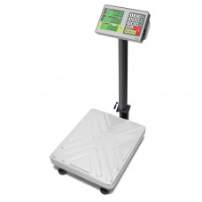 Commercial floor scales M-ER 335 ACPU-60.10/20 TURTLE with calculation of the cost of goods LCD